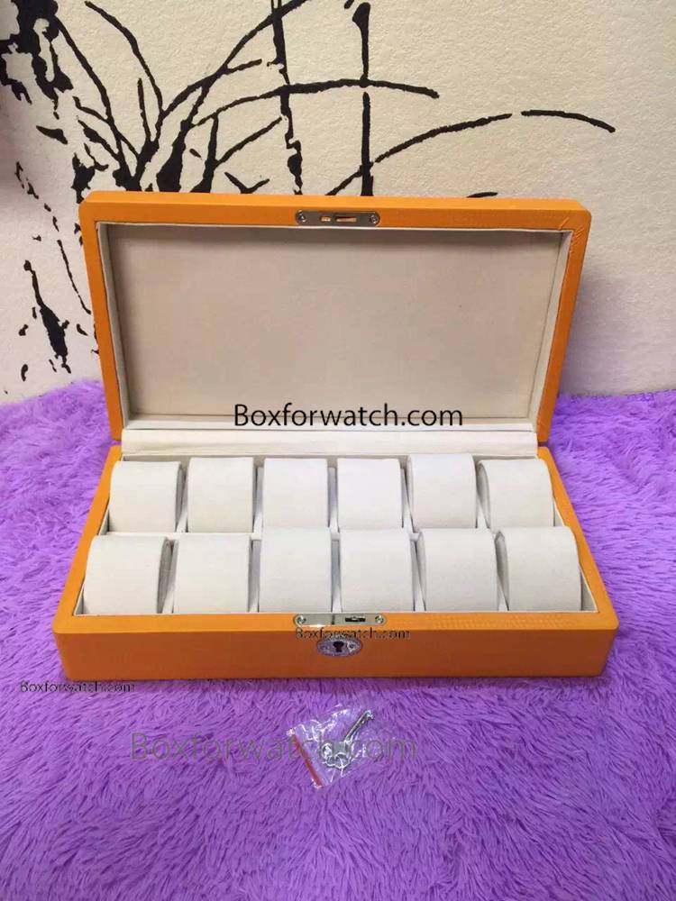 High Quality OEM Watch Box Dividers for 12 Watches - Orange Box